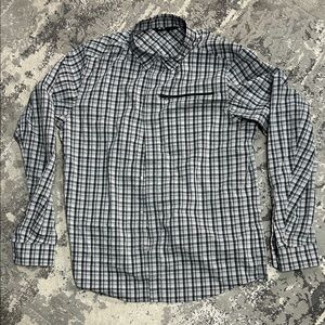 Arcteryx Monochrome Plaid Button Down Shirt